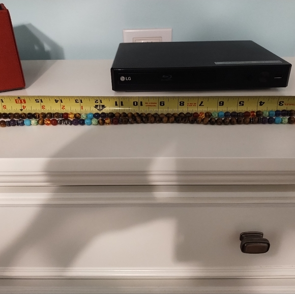 Tiger Eye and Mala Bead Necklace - Picture 3 of 3